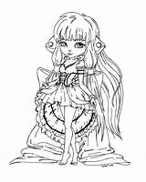 Deviantart Chobits Chii Lineart Jadedragonne Coloring Pages Adult Colouring Jade Dragonne Drawings Fairy Sheets Book sketch template