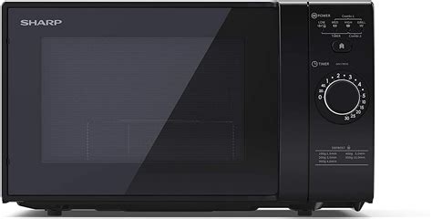 Sharp Yc Gg02u B 700w Microwave Oven With Grill And Defrost Function 20l