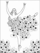 Ballet Coloring Ballerina Dance Pages Cartoon Primavera Dancing Nicole Visit Book sketch template