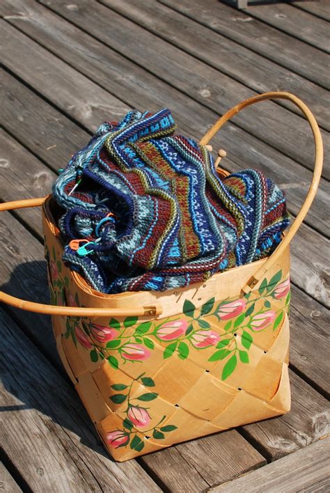 knit sensations luxury knitting basket