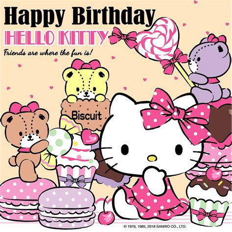 happy birthday  kitty sanrio happy brithday  kitty birthday