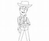 Sheriff Woody Coloring Random sketch template