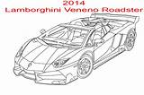 Lamborghini Veneno Roadster Line Drawing Coloring Deviantart Pages Template sketch template