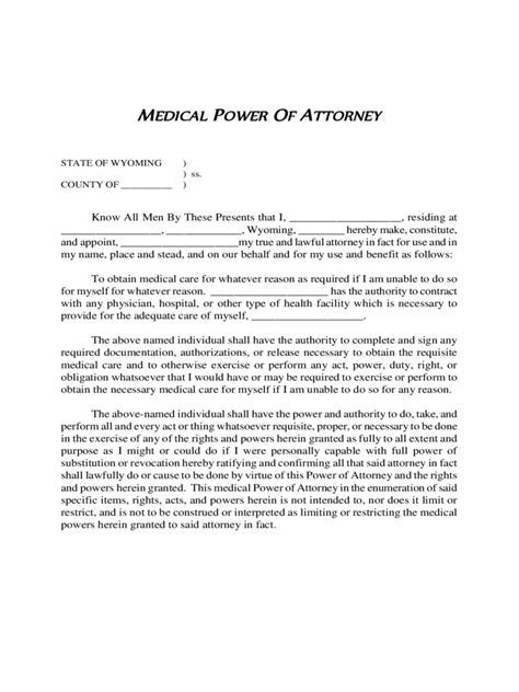 virginia medical power  attorney form