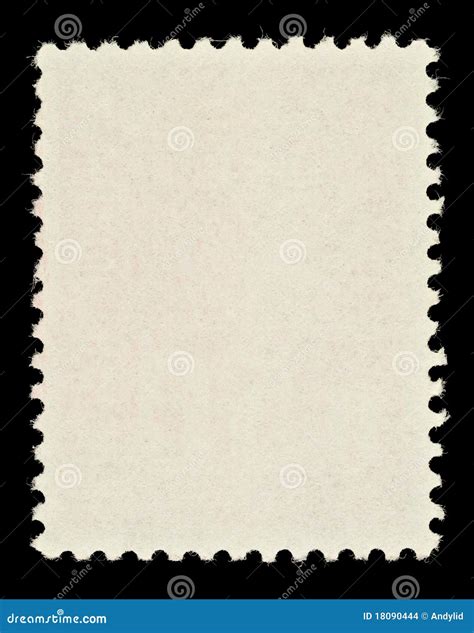 blank postage stamp stock photo image  black antique