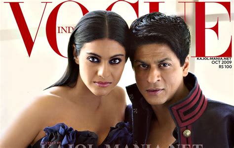 celebrities collection kajol and shahrukh khan from vogue