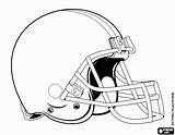 Coloring Pages Helmet Browns sketch template