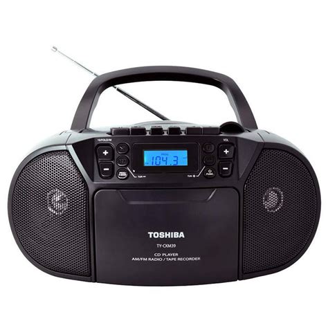 toshiba dual speaker radio mp cdcassette player portable boombox ty ckm walmartcom