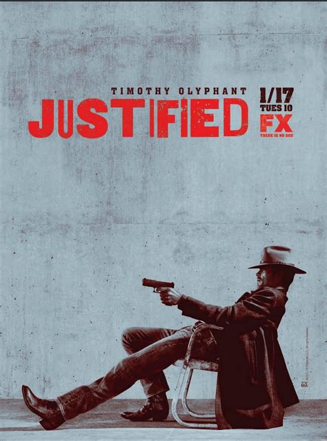 justified season  promotional poster