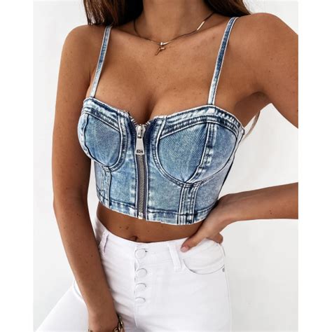 jeans crop top wwwmilujtemoducz