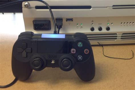 playstation  prototype controller reportedly leaked  dev kit photo polygon