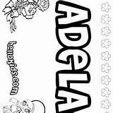 Adela Coloring Pages Addy Hellokids Adele sketch template