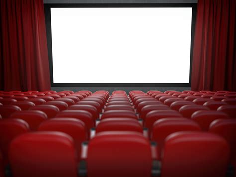 theater  cinema blank screen  rows  red seats mollys filmpalast