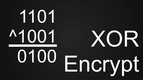 xor encryption  tutorials youtube
