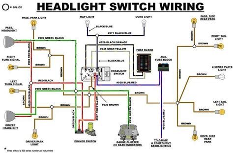 electrical wiring diagram headlight wiring