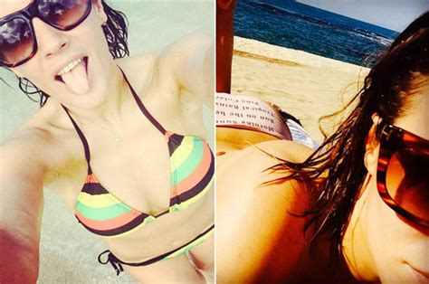 caroline flack continues to flaunt bikini bod in jamaica