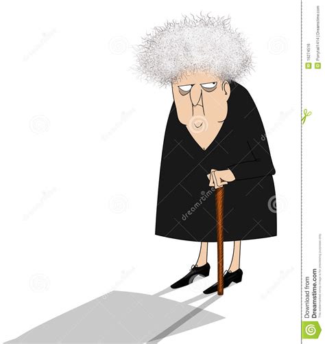 cranky old lady looking suspicious royalty free stock image image 16274516
