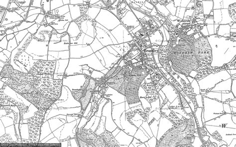 historic ordnance survey map  bramley