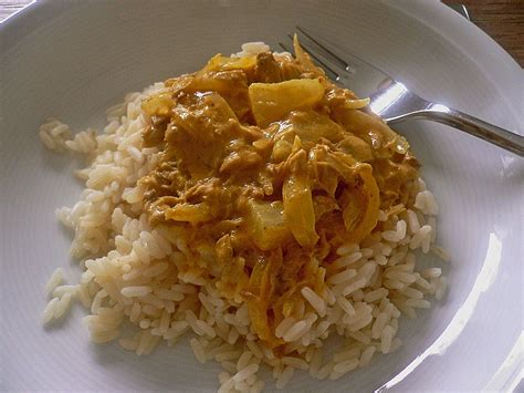 exotische thunfisch sosse zu reis von kresseigel chefkoch