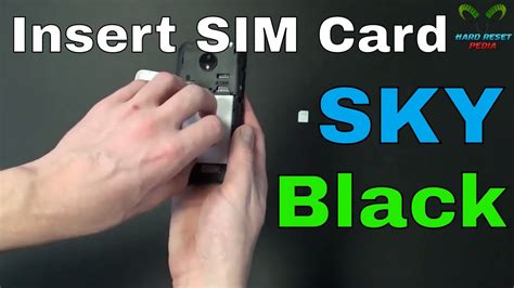 sky black insert sim card youtube