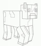 Minecraft Coloring Cow Pages Drawing Printable Dot Tnt Sheep Activities Paper sketch template