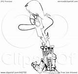 Cast Crutches Cartoon Woman Clip Outline Illustration Arm Coloring Royalty Rf Broken Drawing Toonaday Pages Getdrawings Template sketch template