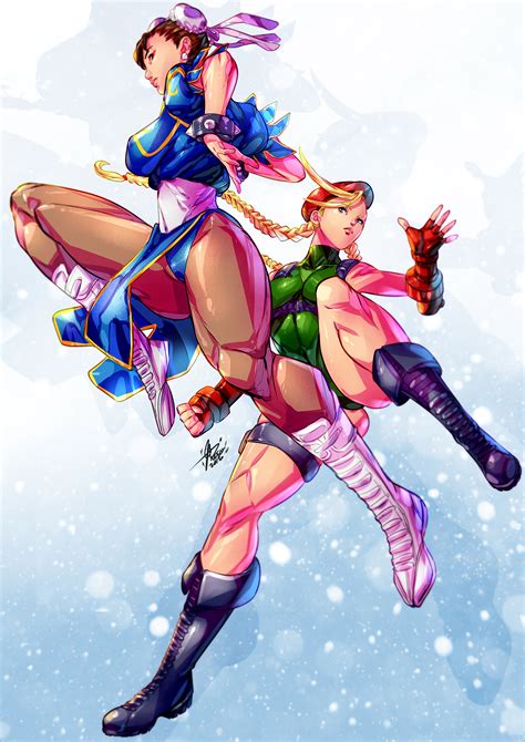 Chun Li And Cammy White Street Fighter And 1 More Drawn