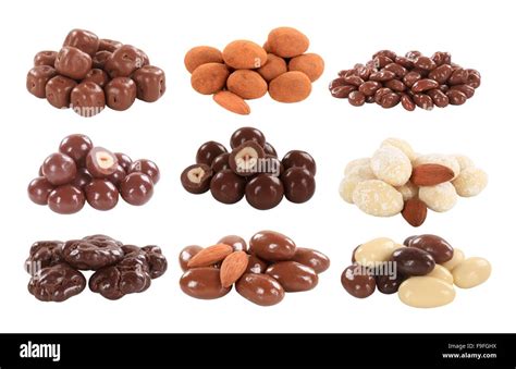 chocolate covered nuts  fruit stock photo alamy