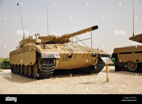 Merkava Mk 2 Israeli Battle Tank In Latrun Armored Corps Memorial