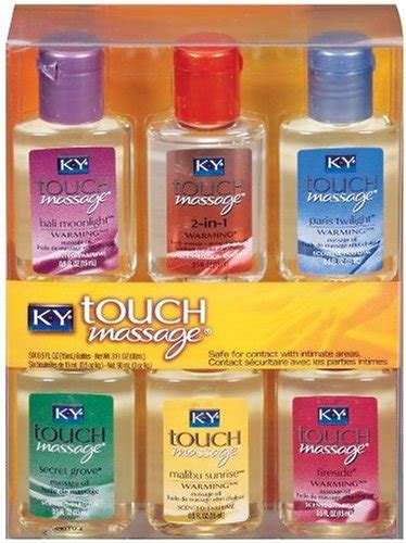 K Y Touch Massage Body Massage Oils Kit 6 Count Bottles 1