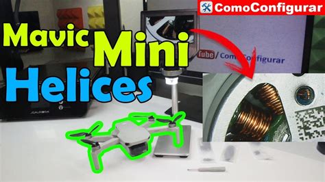 mavic mini como cambiar las helices paso  paso mejor mini drone  youtube
