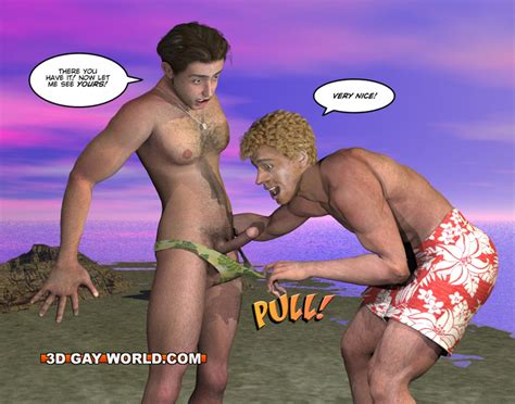 gay macrophilia cartoon beach