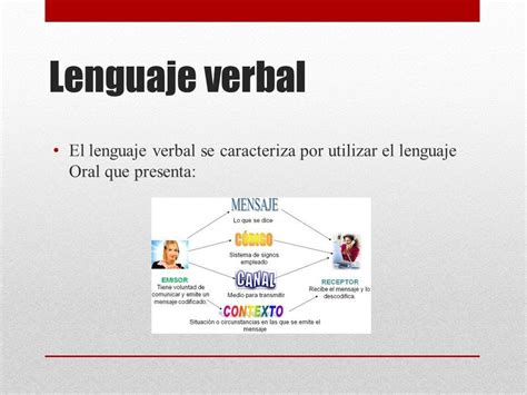 lenguaje verbal caracteristicas principales del lenguaje tipos de