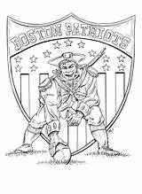 Patriots Coloring Pages Getcolorings Innovative sketch template