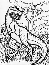 Coloring Dinosaur Pages Kids Printable sketch template