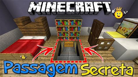 como fazer passagem secreta subterrânea 2 0 minecraft pe pc ps4 xbox youtube