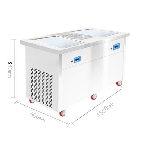 Beijamei Automatic Commercial Fried Ice Machine 110v 220v Single Square