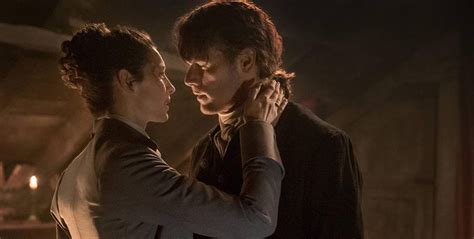 outlander showrunner teases jamie and claire sex scenes will return in season 5 explains why