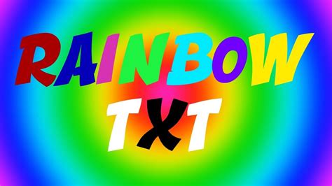 rainbow pvp txt fps boost p youtube
