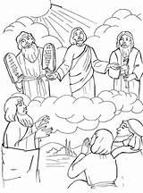 Transfiguration Matthew Lent Trasfigurazione Luke sketch template