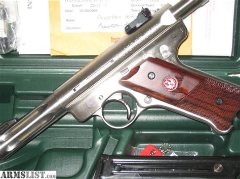 armslist for sale ruger mark iii 10132 4 5 stainless hunter rare
