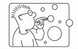 Coloring Bubbles Air Blow Pages Bubble Edupics sketch template