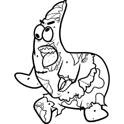 cartoon character   spongebob  coloring pages