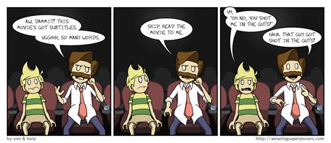 amazingsuperpowers webcomic at the speed of light the movies 2 3