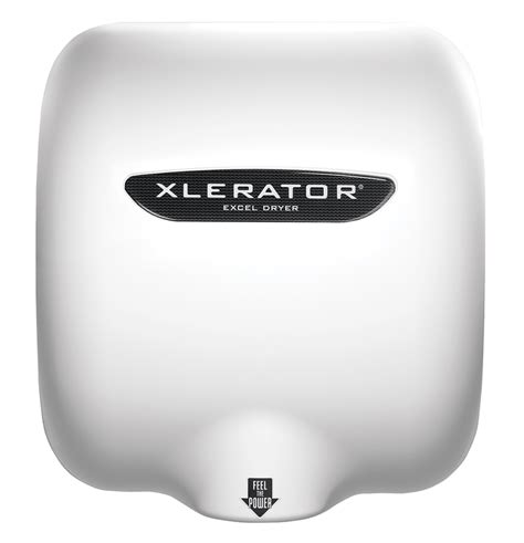 xlerator xl  automatic excel hand dryer white epoxy janitorial equipment supply