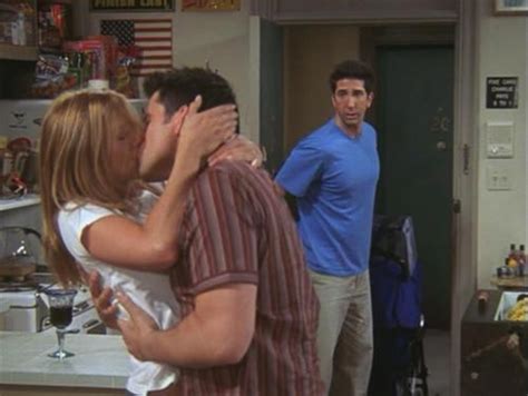 The One After Joey And Rachel Kiss Friends Joey Rachel Friends
