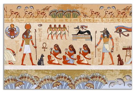 Egyptian Canvas Wall Art Picture Print Ebay