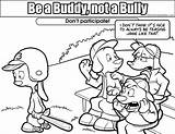 Bullying Bully Pages Sheets Coling Stand Peer Worksheets Peers Verbal Coloriage Preschoolers Enregistrée sketch template