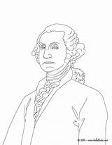 Washington George Coloring Pages Kids President Printable Popular Last Coloringhome sketch template