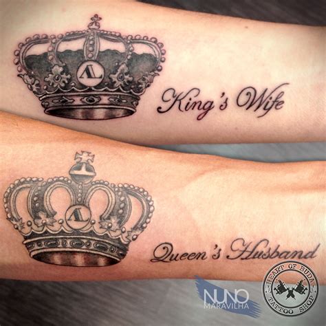 Crown Tattoo King Tattoos Couple Tattoos Relationship
